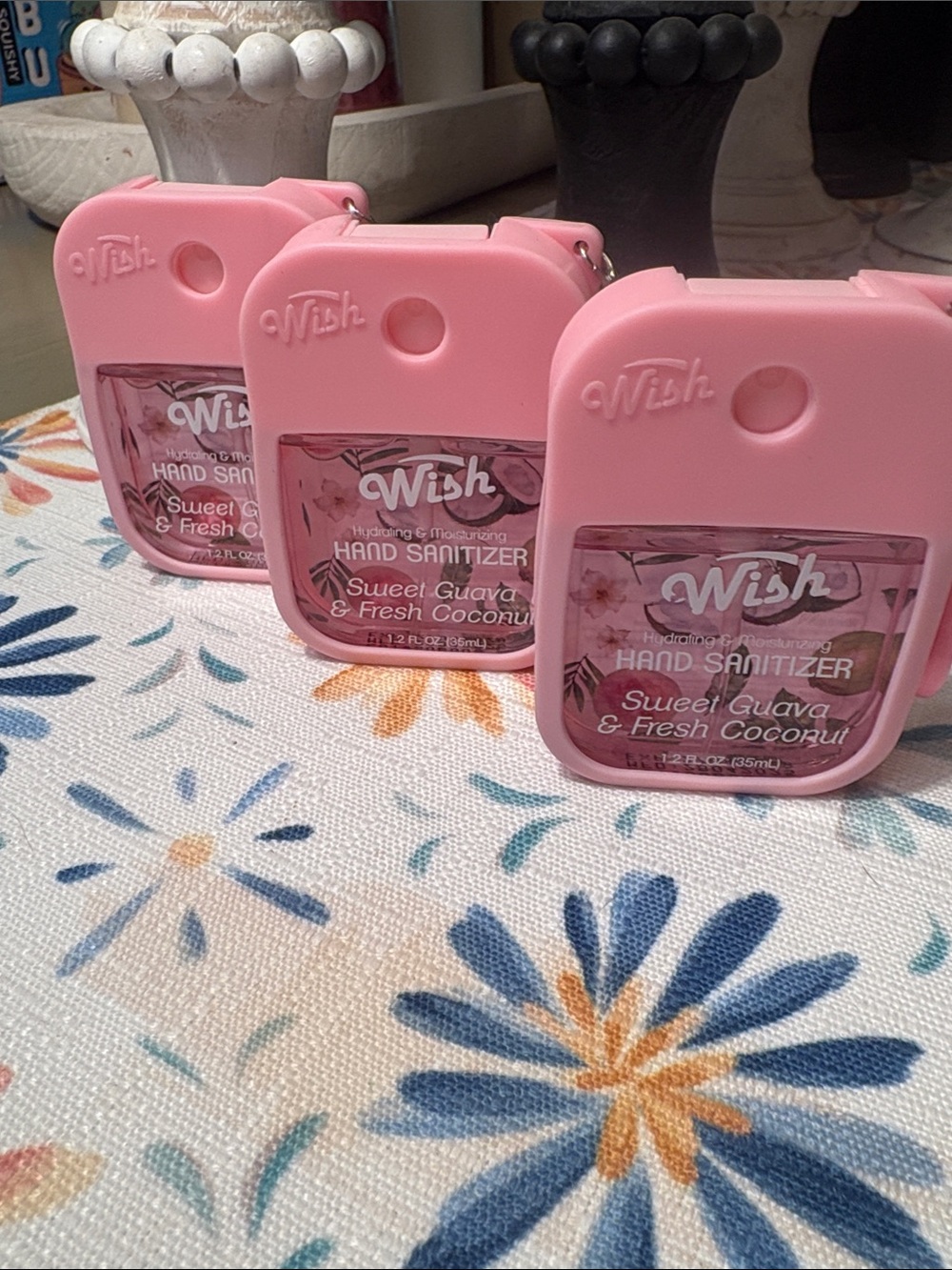 Wish Pink Sweet Guava & Fresh Coconut Hand Sanitizer Case  set of 3